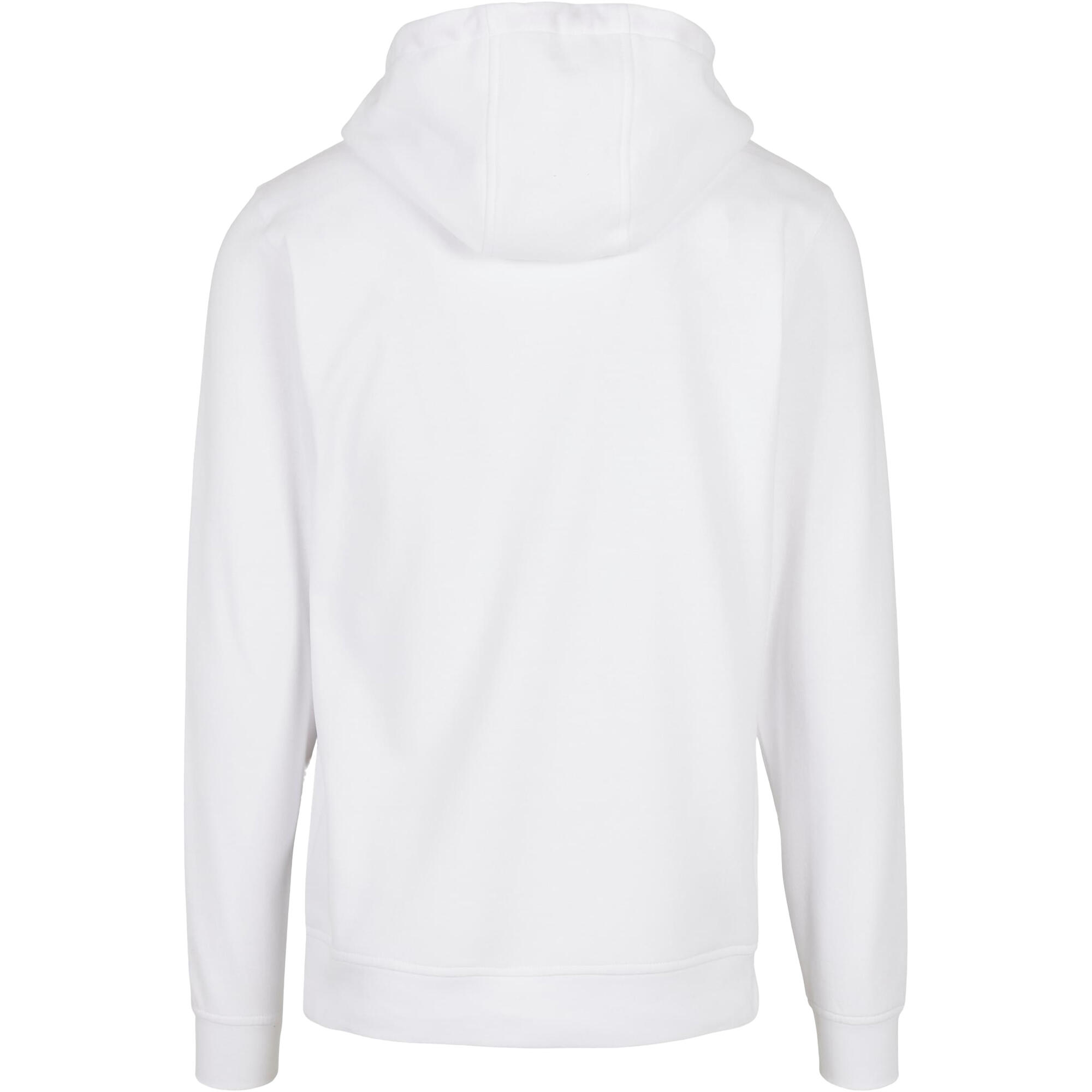Unisex Volwassenen Basic Hoodie (Wit) 2/3