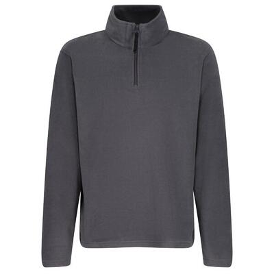 Heren micro zip neck fleece top (fles groen)