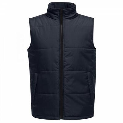Herentoegang geïsoleerde bodywarmer (marine / zwart)