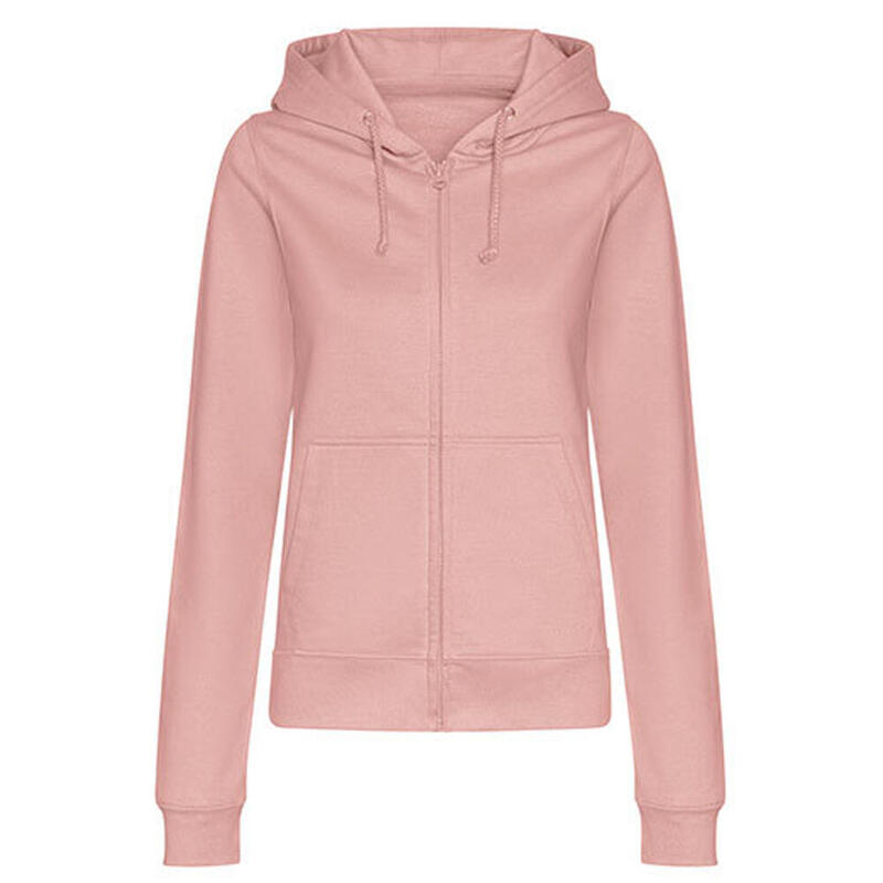 Sweat À Capuche COLLEGE Femme (Vieux Rose)