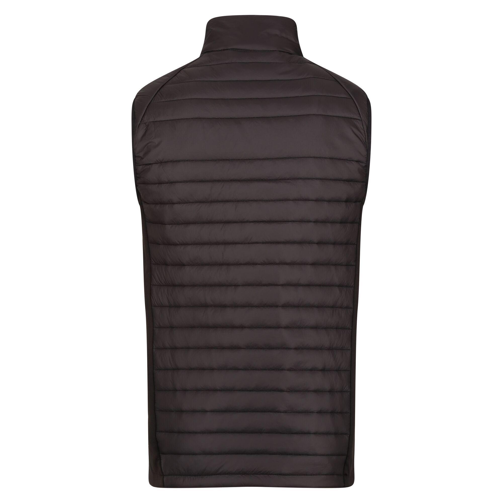 Gilet Trapuntato Ibrida Uomo Regatta Navigate Nero Rosso Classico 2/5