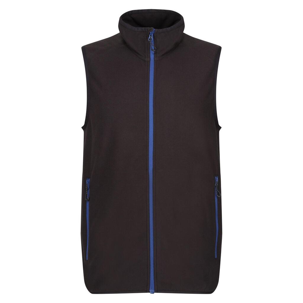 Mens Navigate Fleece Gilet (Black/New Royal)