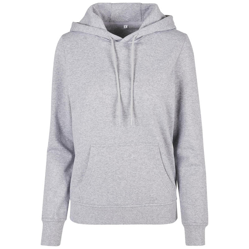 Sweat À Capuche BASIC Femme (Gris Chiné)