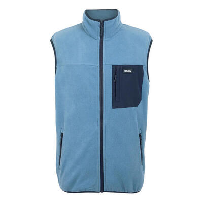 Heren frankie fleece gilet (koronetblauw/navy)
