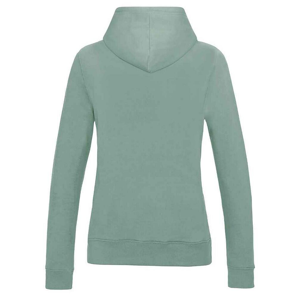 "College" Kapuzenpullover für Damen Grün 2/2