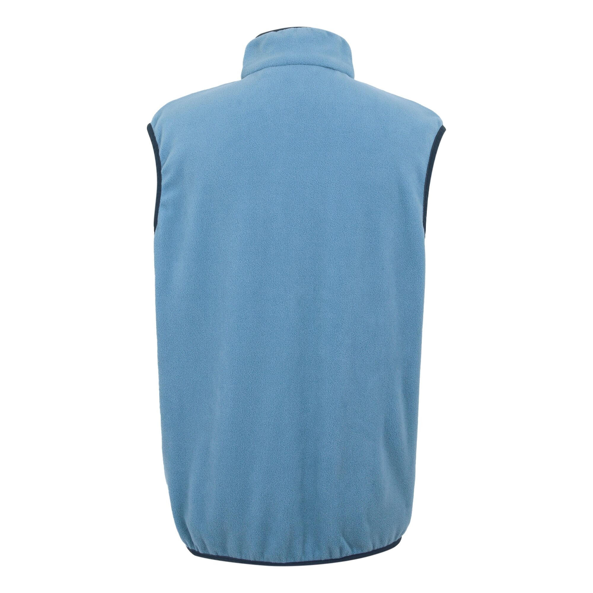 Mens Frankie Fleece Gilet (Coronet Blue/Navy) 2/4