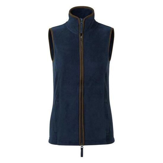 Veste Sans Manches ARTISAN Femme (Bleu Marine / Marron)