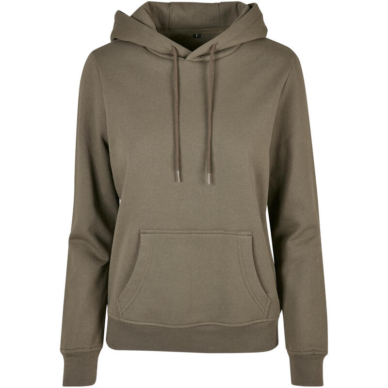 Sweat À Capuche BASIC Femme (Olive)