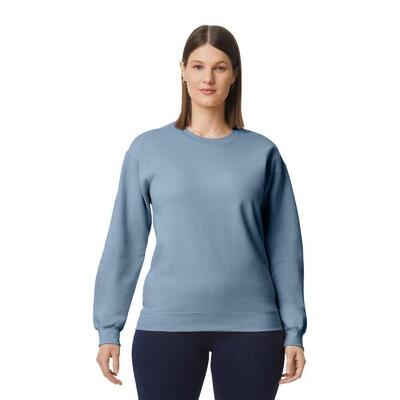 Unisex softstyle fleece midweight pullover voor volwassenen (zand)