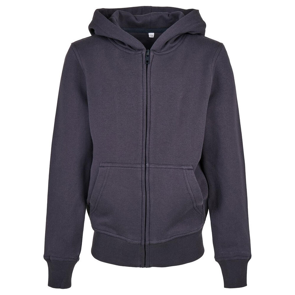 Bluza Dziecięca Basic Organic Z Pełnym Zamkiem Błyskawicznym