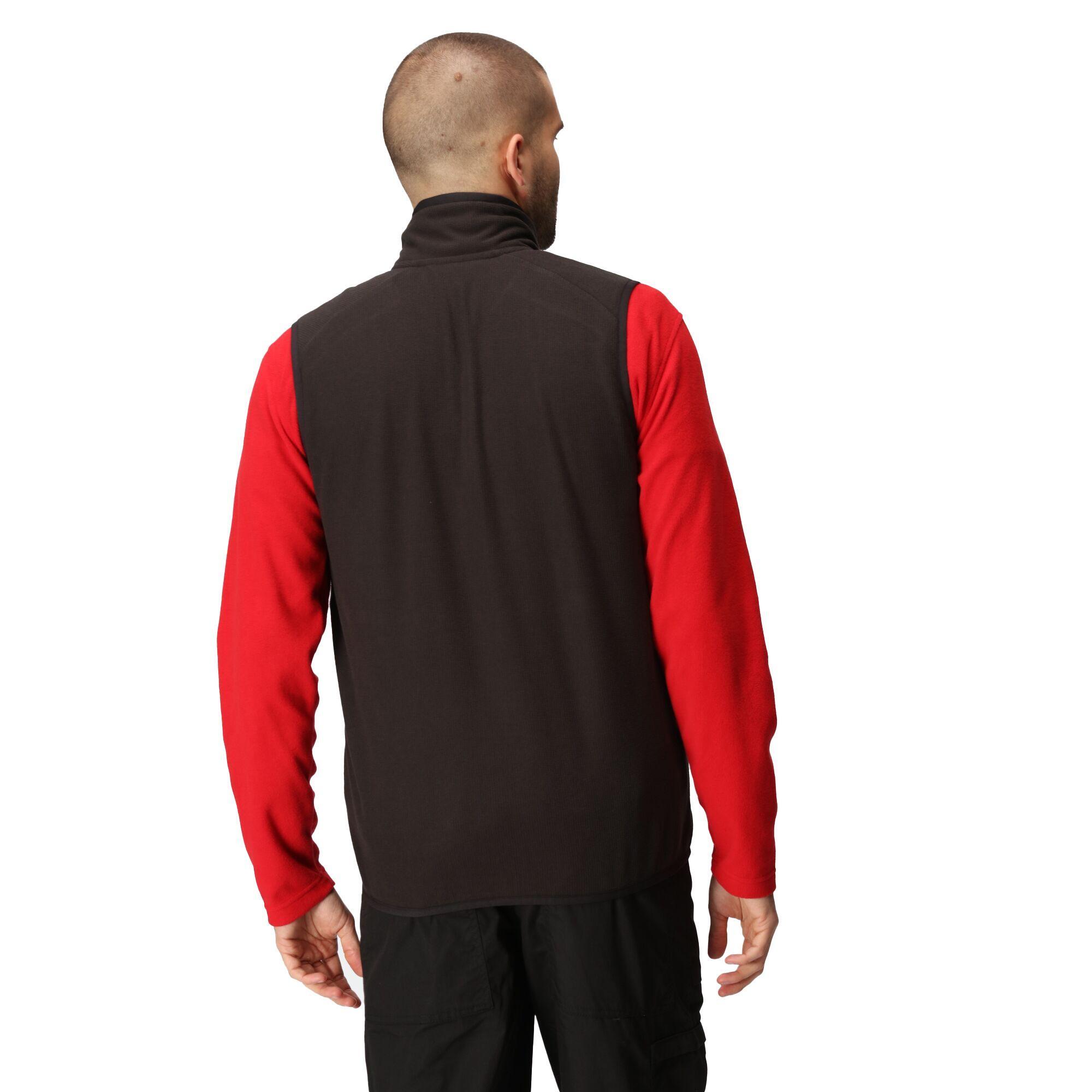 Gilet Uomo Regatta Navigate Nero Rosso Classico 3/5