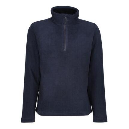 Honestly Made" Fleece mit halbem Reißverschluss für Herren Marineblau