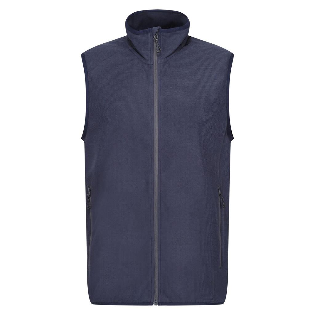 Mens Navigate Fleece Gilet (Navy/Seal Grey)
