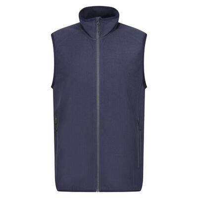 Heren navigate fleece gilet (marine/seal grey)