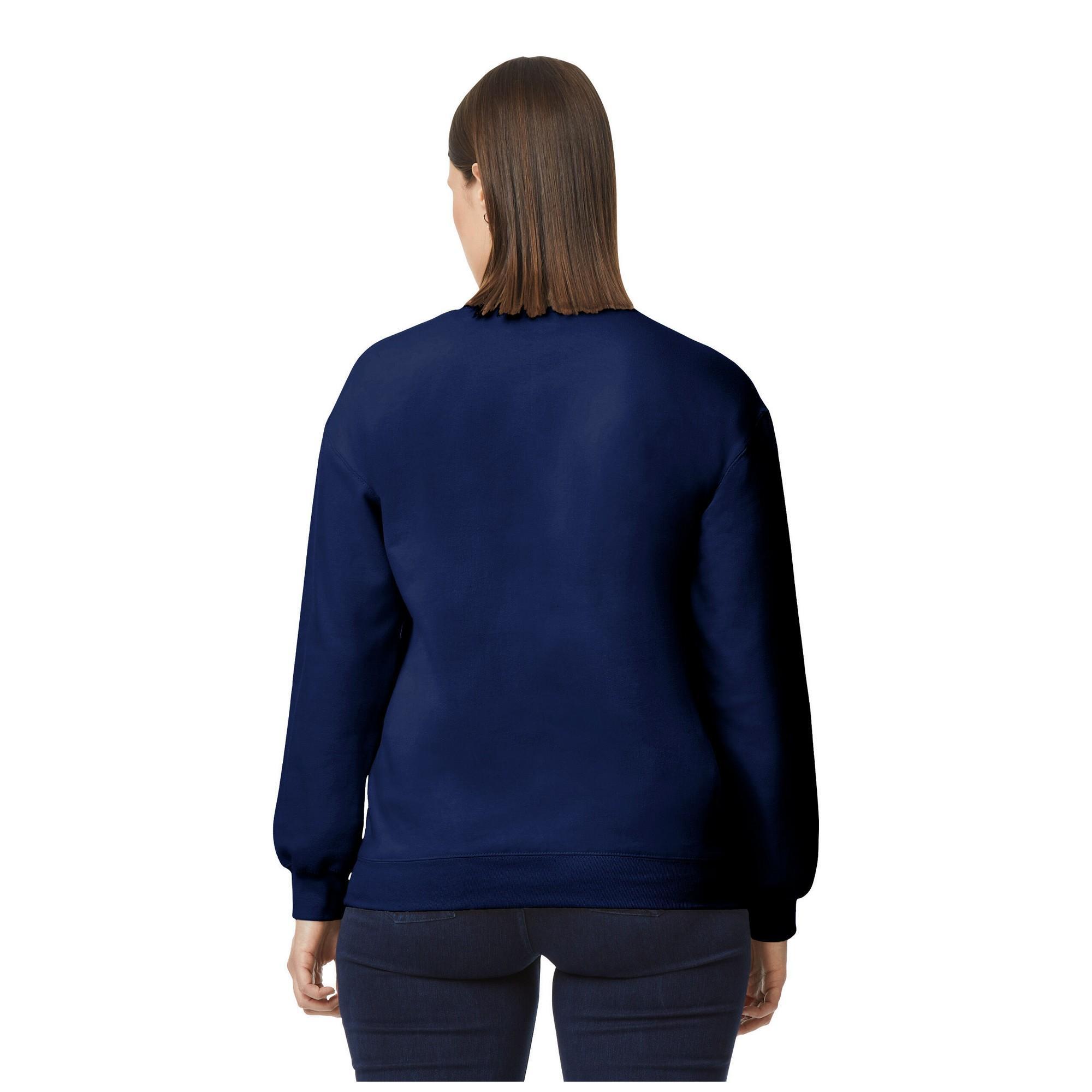 Pullover Peso Medio Adulto Unisex Gildan Softstyle Blu Navy 2/3