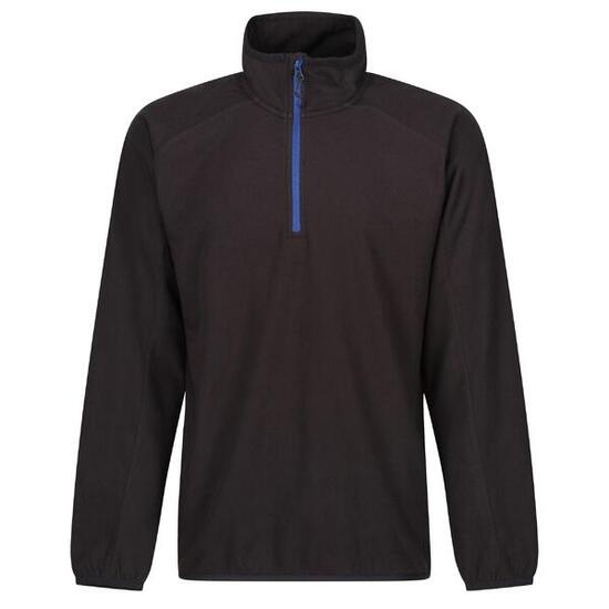 Heren Navigate Half Zip Fleece (Zwart/Nieuw Royal)