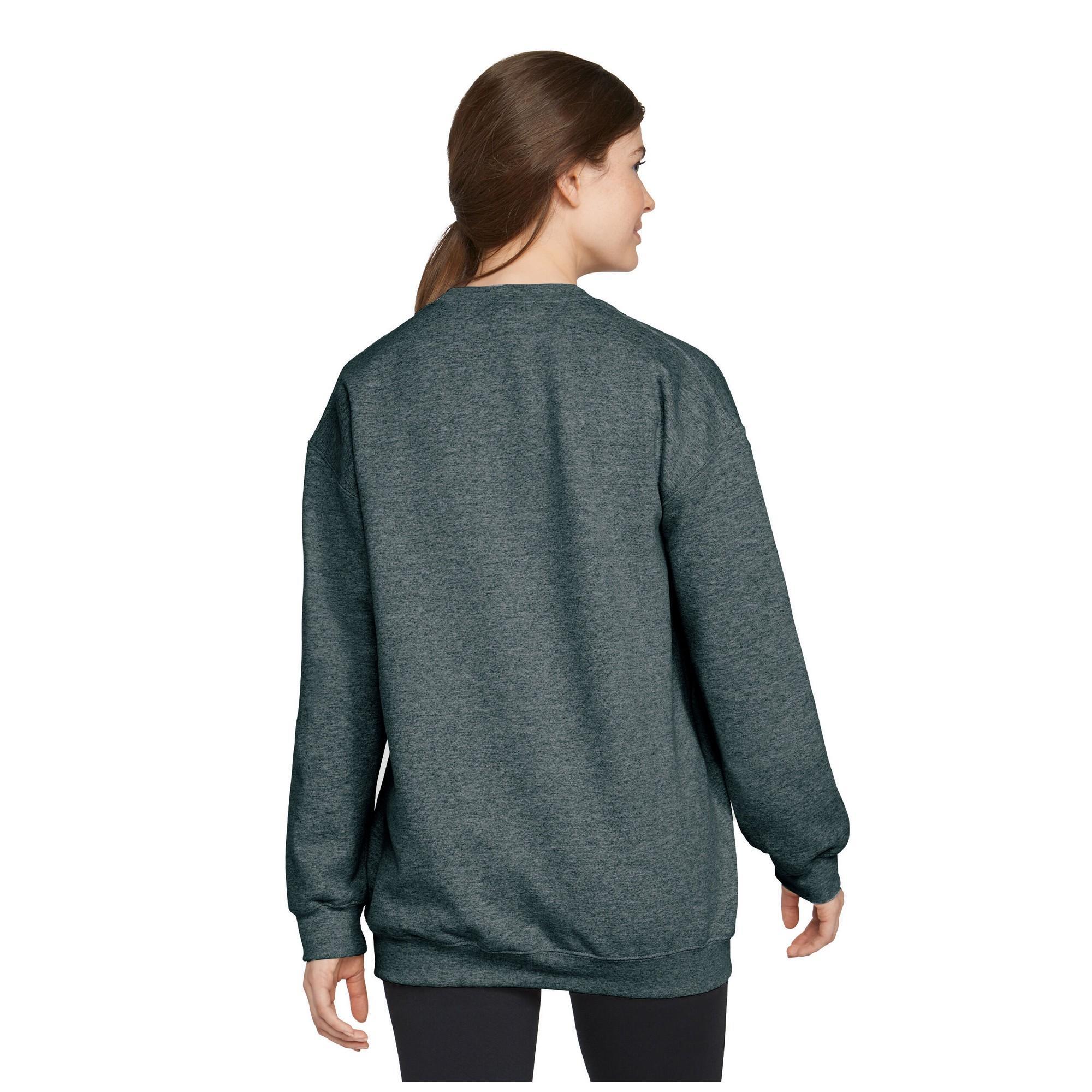 Felpa In Pile Peso Medio Adulto Unisex Gildan Softstyle Erica Scuro 2/3