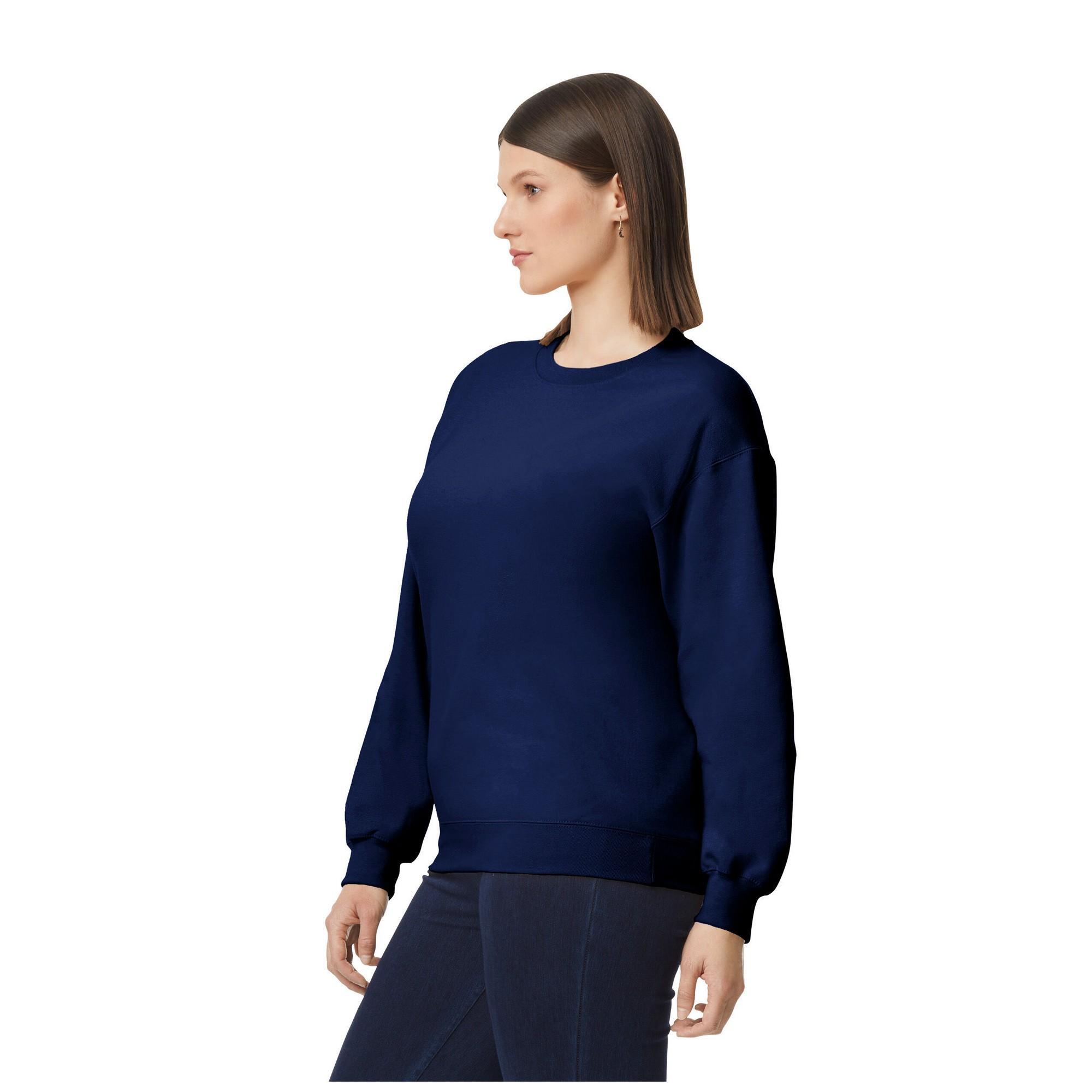 Pullover Peso Medio Adulto Unisex Gildan Softstyle Blu Navy 3/3