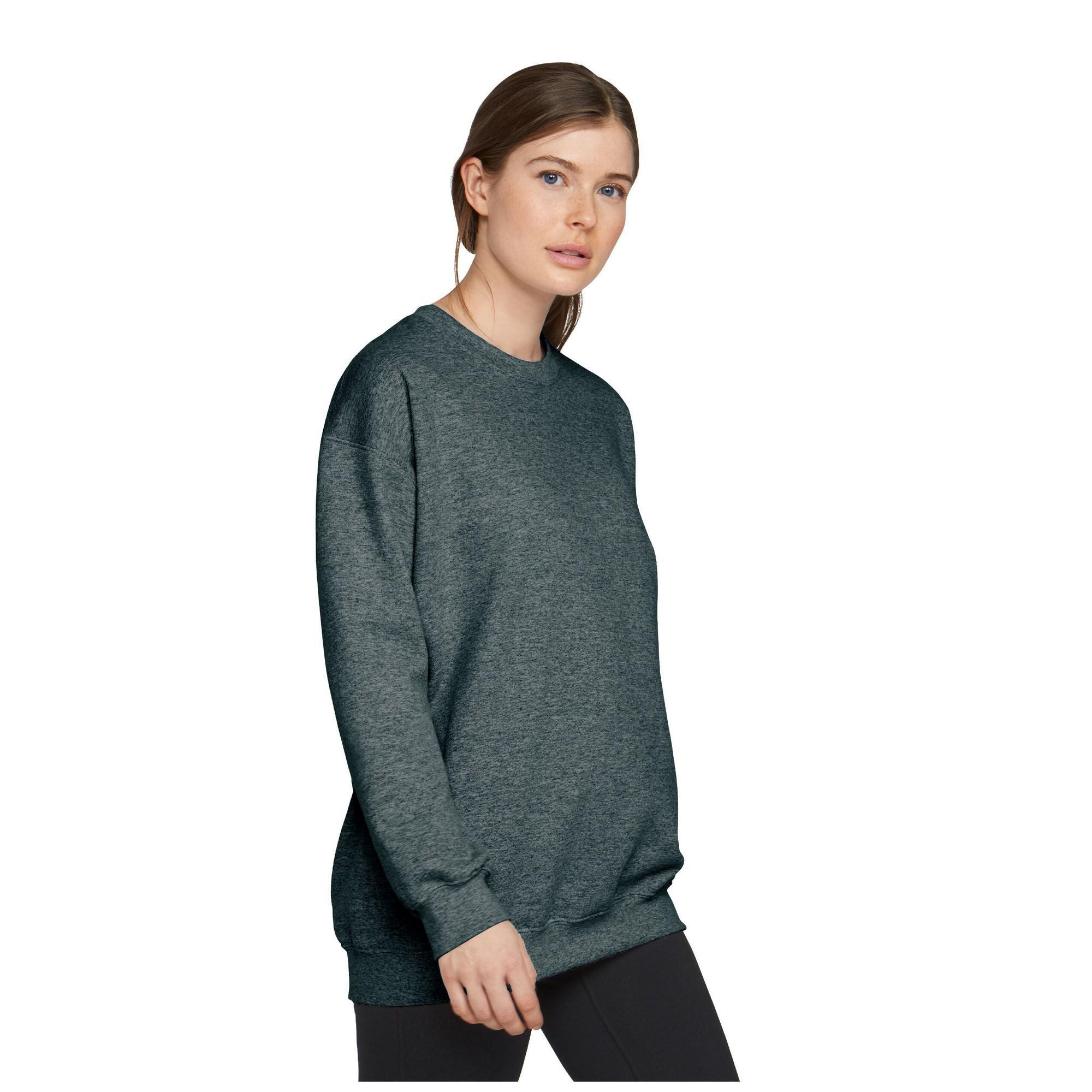 Felpa In Pile Peso Medio Adulto Unisex Gildan Softstyle Erica Scuro 3/3
