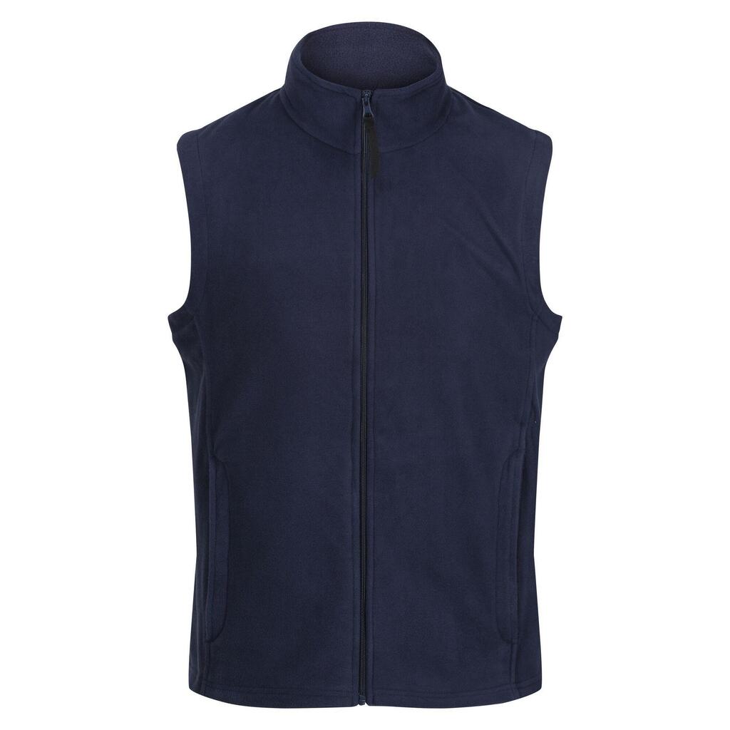 Mens Micro Fleece Bodywarmer / Gilet (Dark Navy)