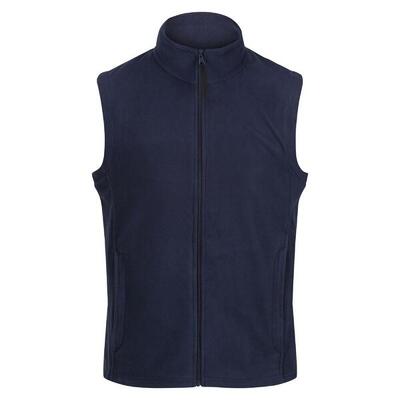 Heren micro fleece bodywarmer / gilet (donkere marine)