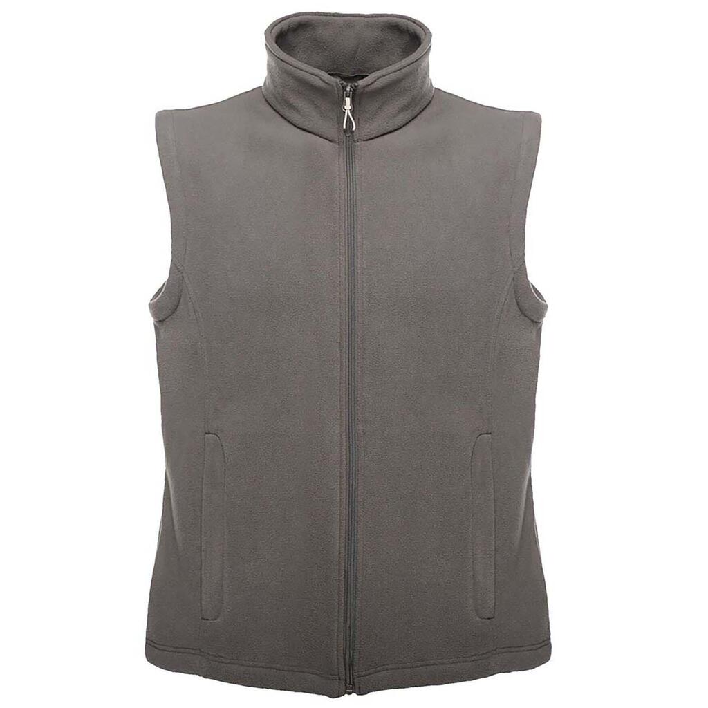 Mens Micro Fleece Bodywarmer / Gilet (Seal Grey)