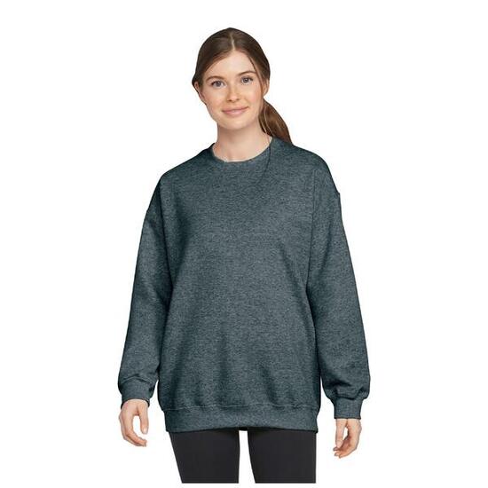 Felpa In Pile Peso Medio Adulto Unisex Gildan Softstyle Erica Scuro
