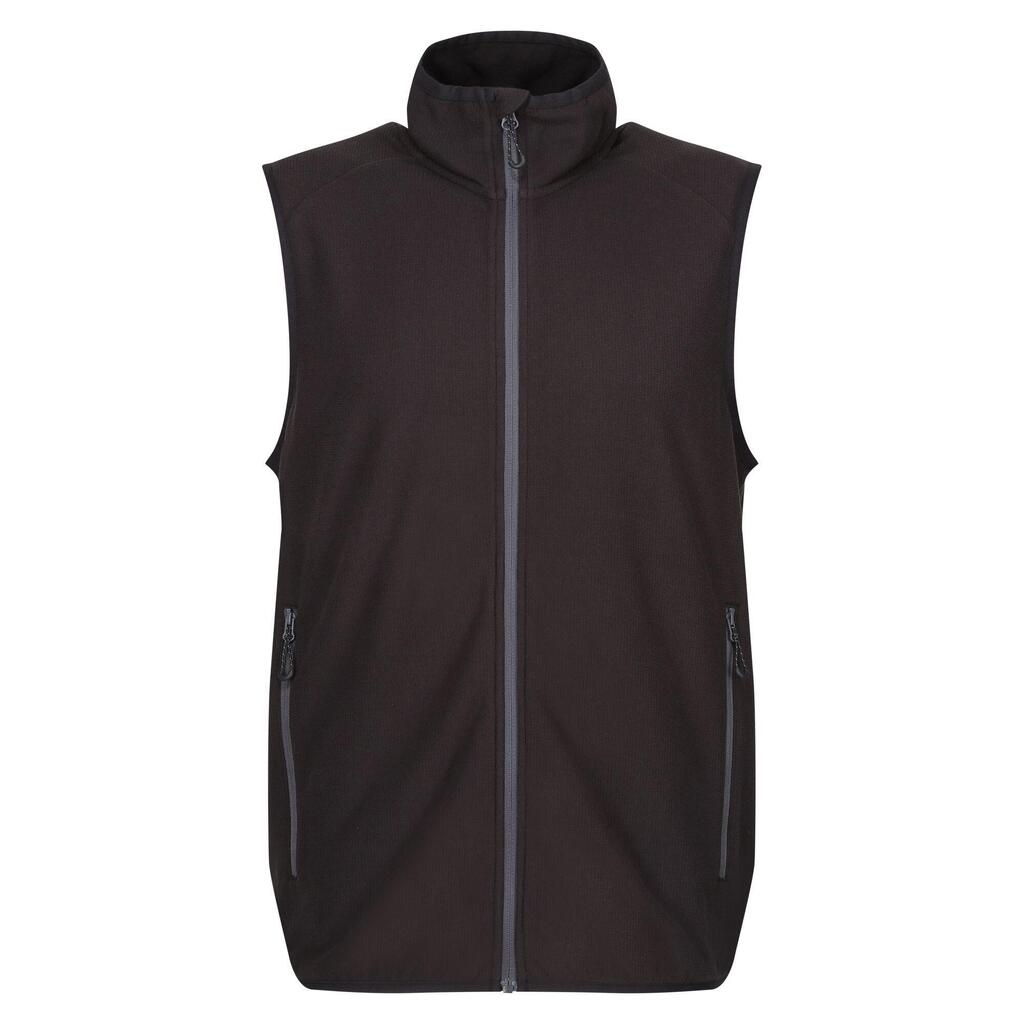 Mens Navigate Fleece Gilet (Black/Seal Grey)