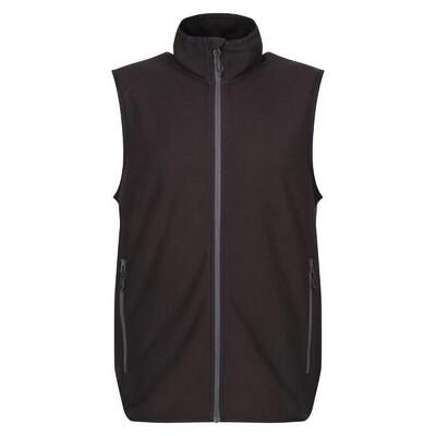 Heren navigate fleece gilet (zwart/seal grey)