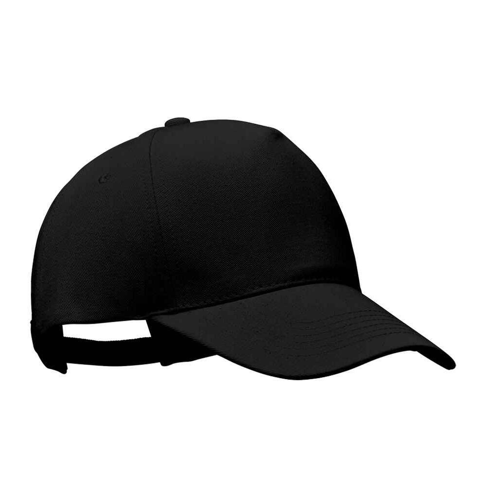Boné seoul de 5 painéis preto