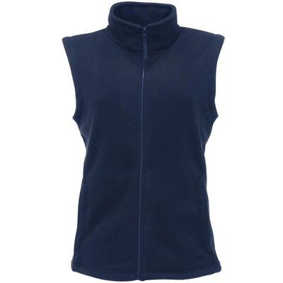 Vrouwen/dames micro fleece bodywarmer / gilet (donkere marine)