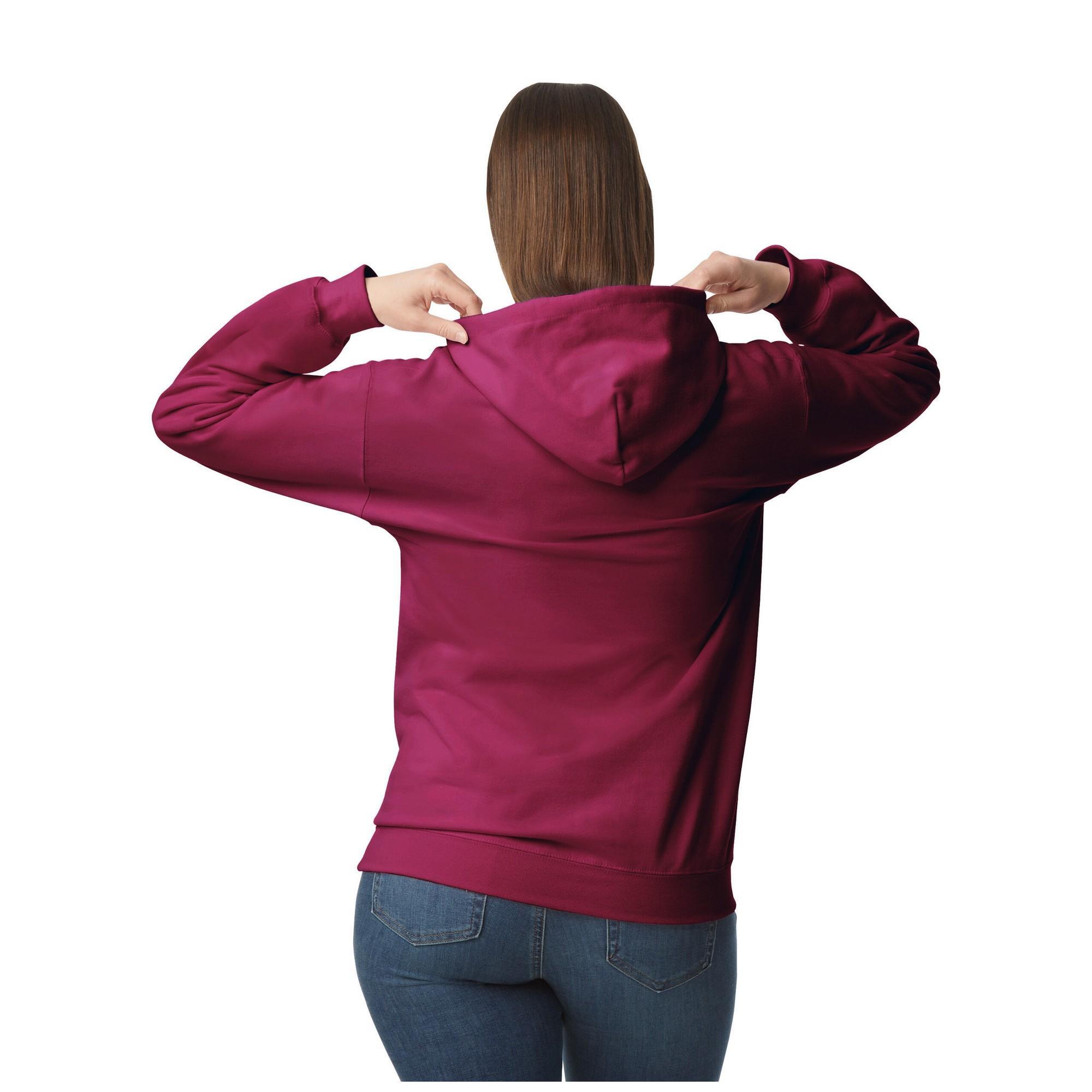 Sweat À Capuche SOFTSTYLE Adulte (Pourpre) 2/3