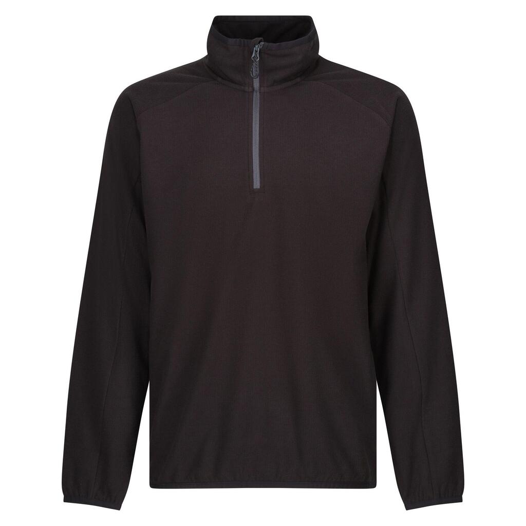 Mens Navigate Half Zip Fleece (Black/Seal Grey)