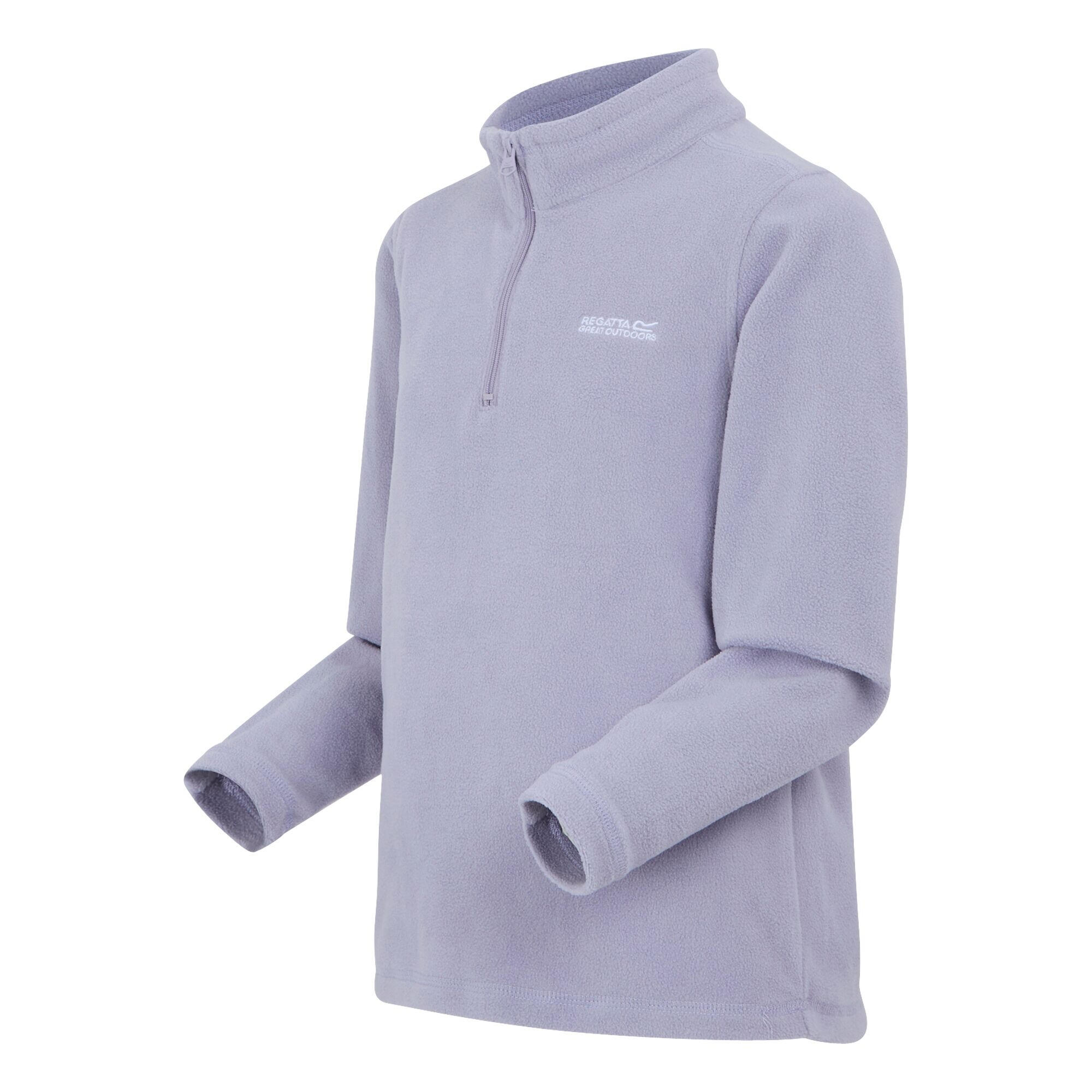 Great Outdoors Childrens/Kids Hot Shot II Half Zip Fleece Top (Wisteria) 3/4