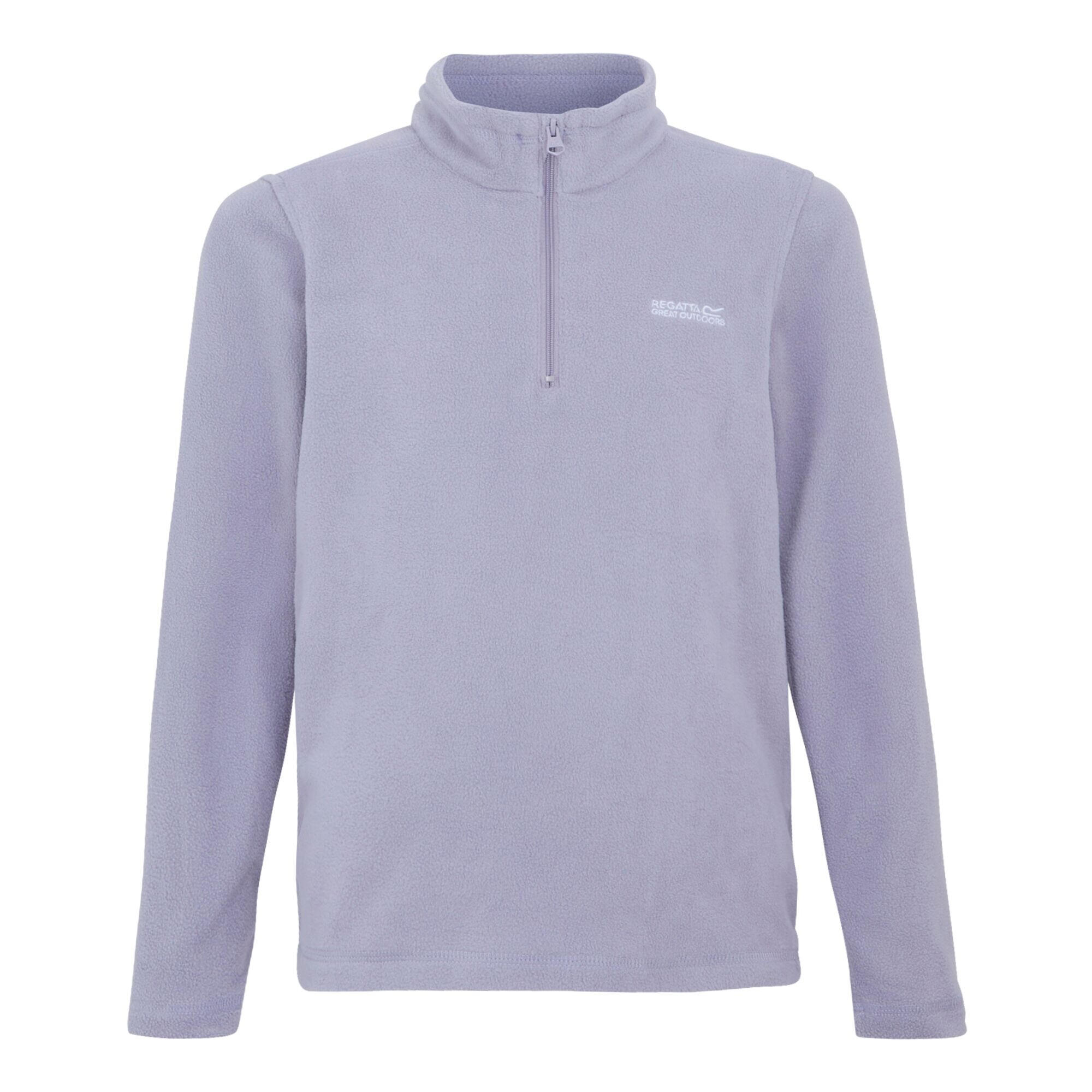 REGATTA Great Outdoors Childrens/Kids Hot Shot II Half Zip Fleece Top (Wisteria)