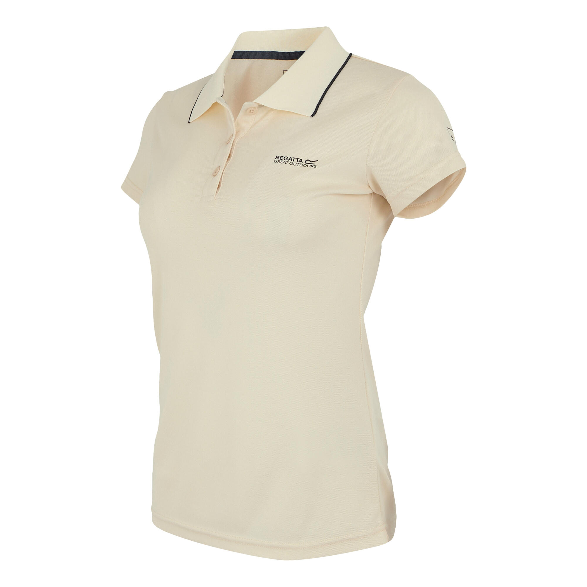 "Maverick V" Poloshirt für Damen Helles Vanillegelb 3/4