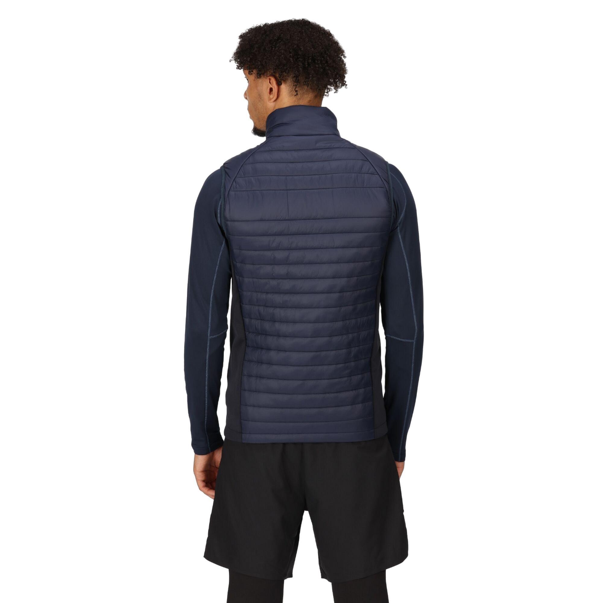 Colete Híbrido Acolchoado Navigate Homem (Azul Marinho / Cinzento Foca) 4/5