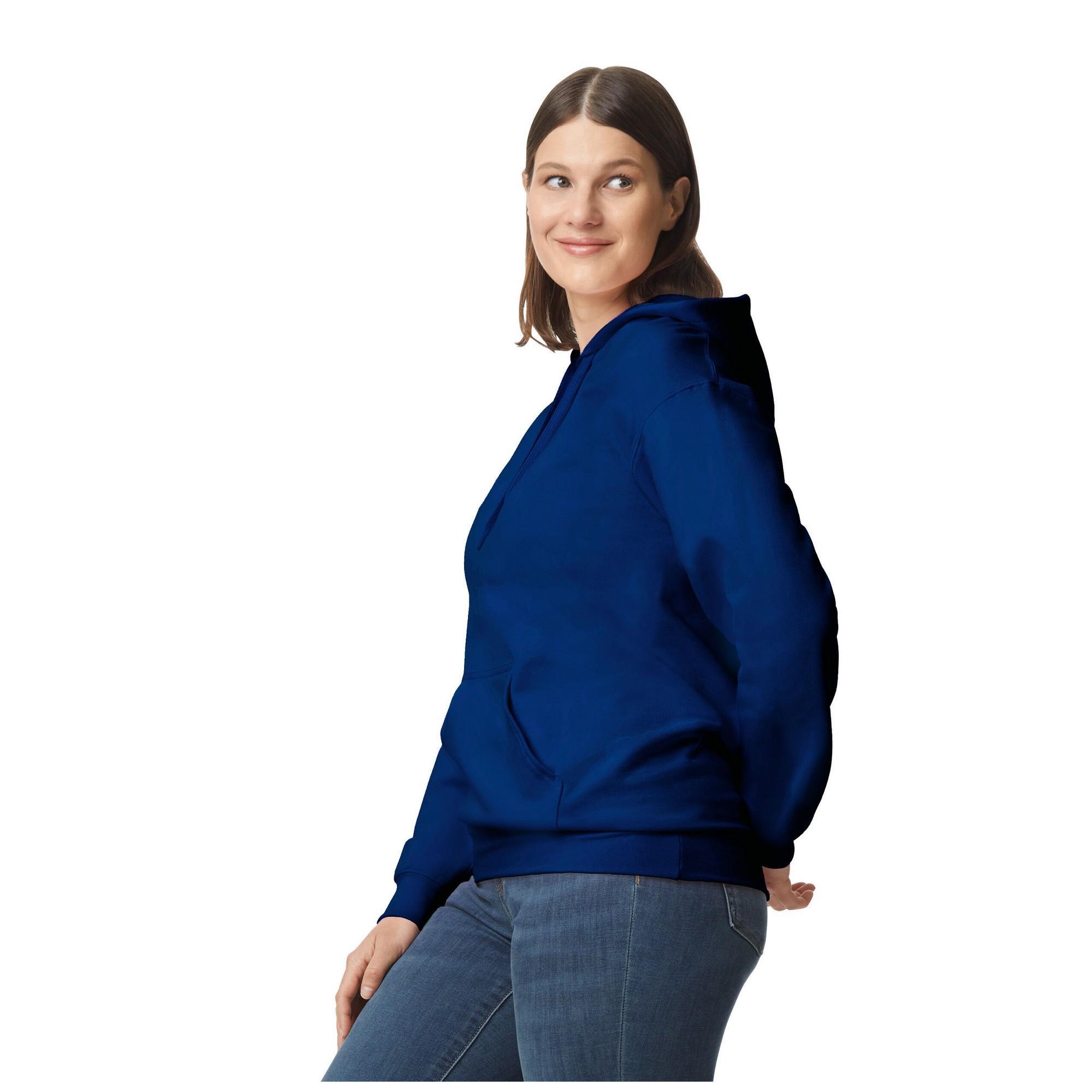Sweat À Capuche SOFTSTYLE Adulte (Bleu Marine) 3/3