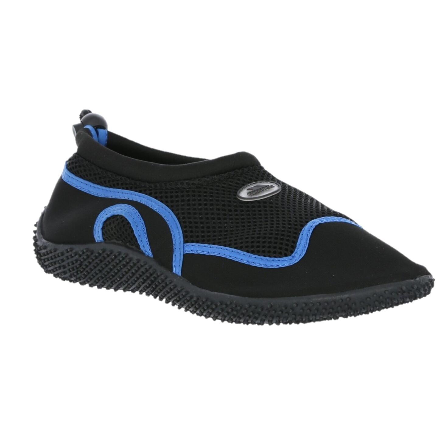 TRESPASS Adults Unisex Paddle Aqua Swimming Shoe (Black/Blue)