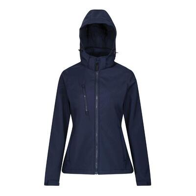 Dames venturer 3lagige membraan soft shell jacket (marine)