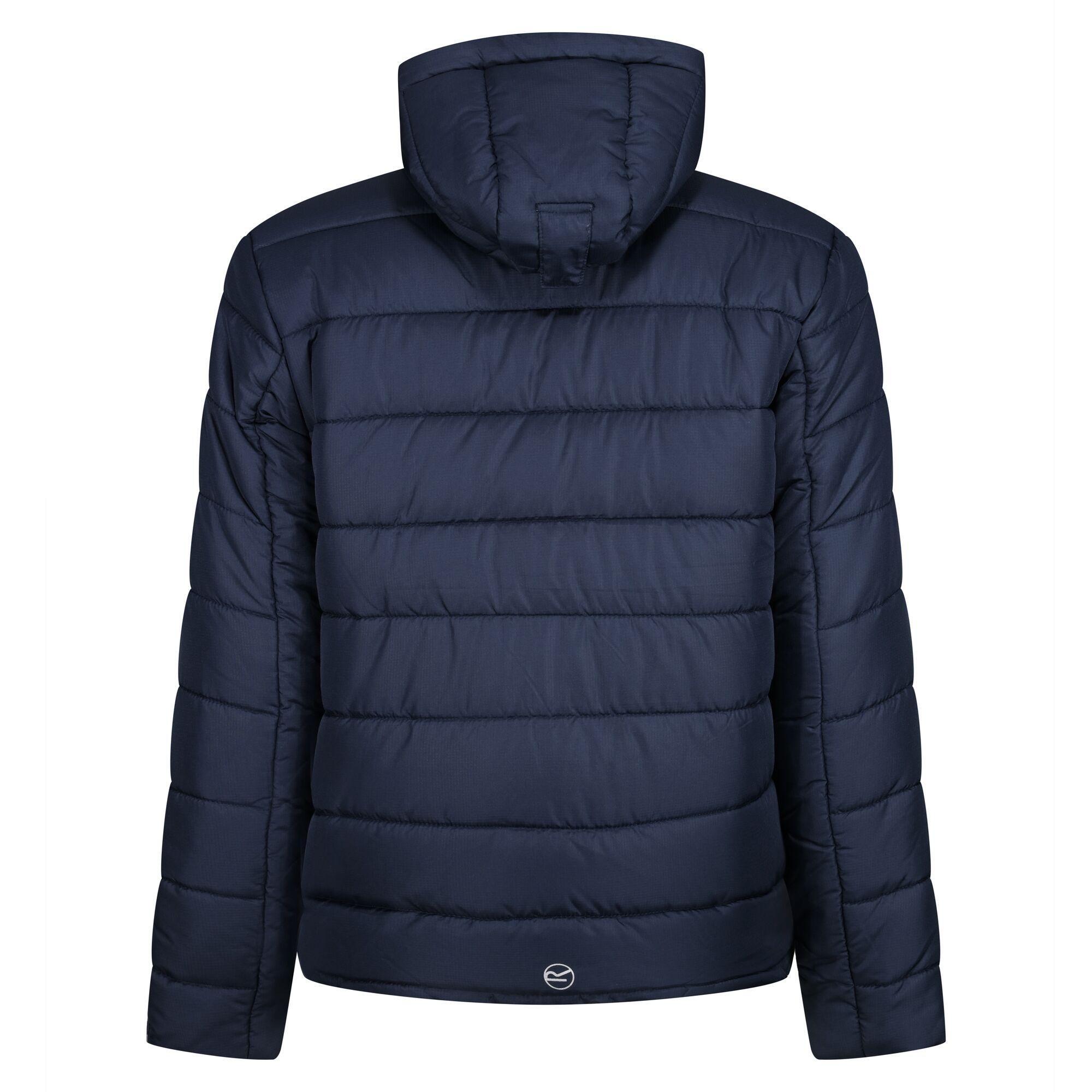Mens Navigate Thermal Padded Jacket (Navy/Seal Grey) 2/5