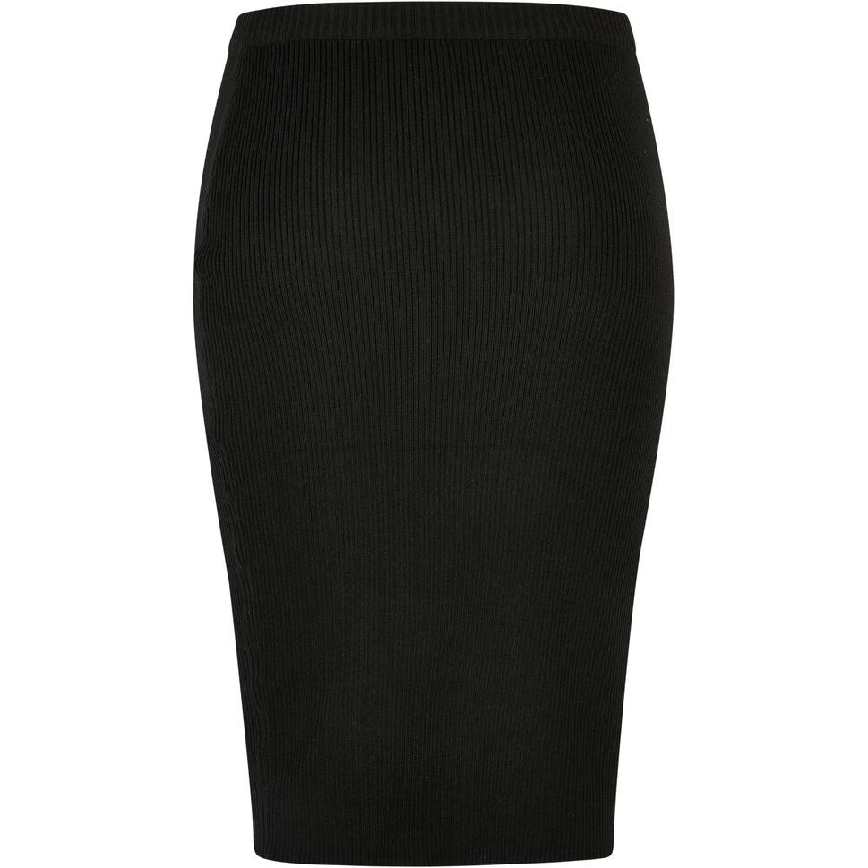 Spódnica Midi Z Dzianiny W Prążki Dla Kobiet