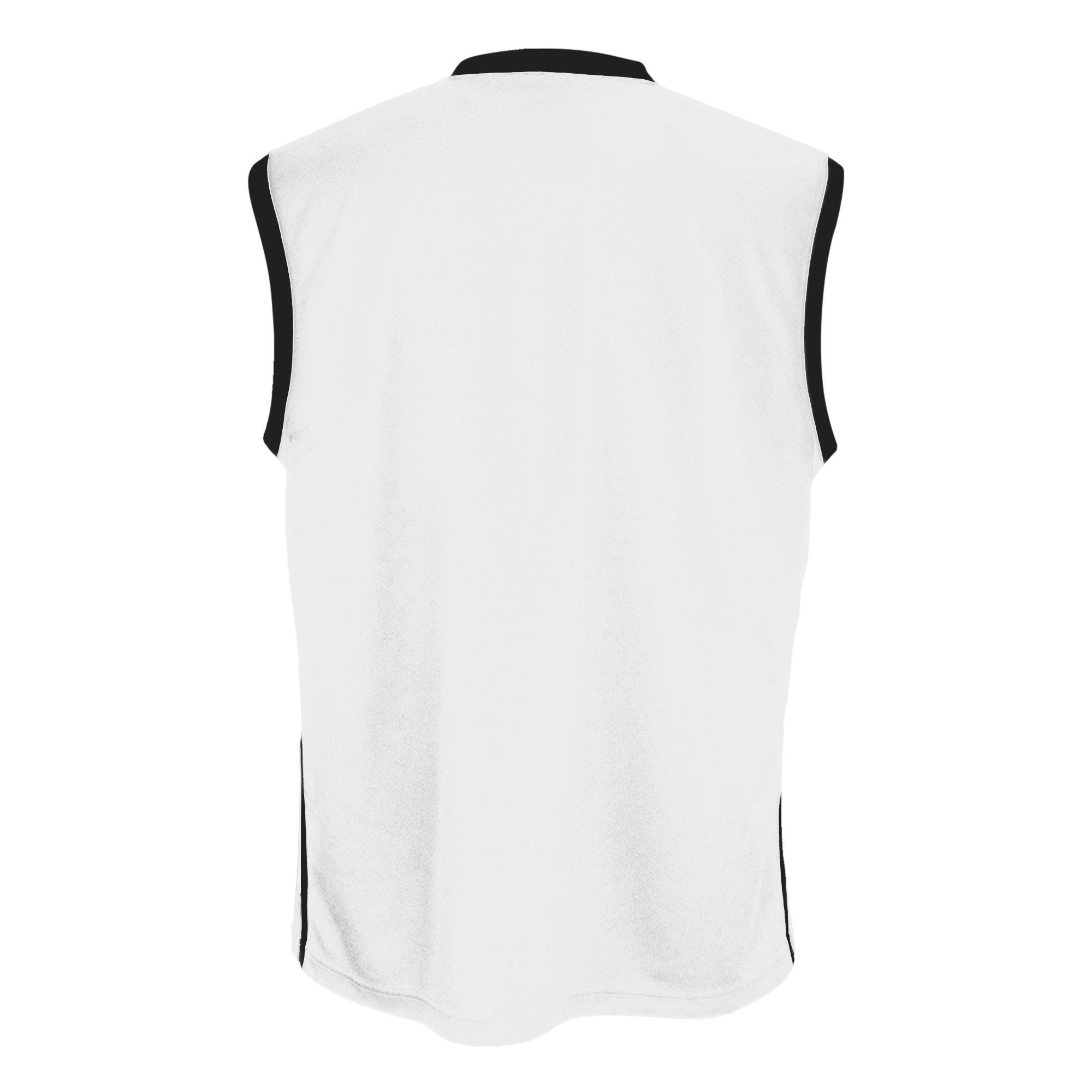 Maillot De Basketball Sans Manche Homme (Blanc / Noir) 2/2