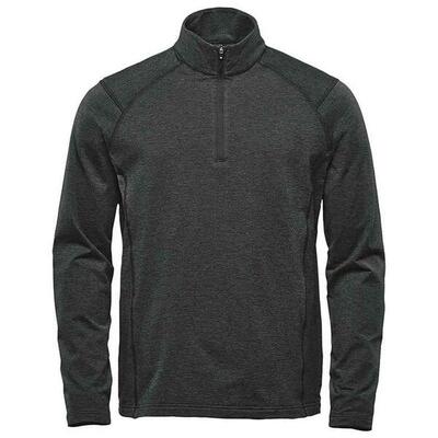 Heren treeline performance quarter zip sweatshirt (saliegroen heide)