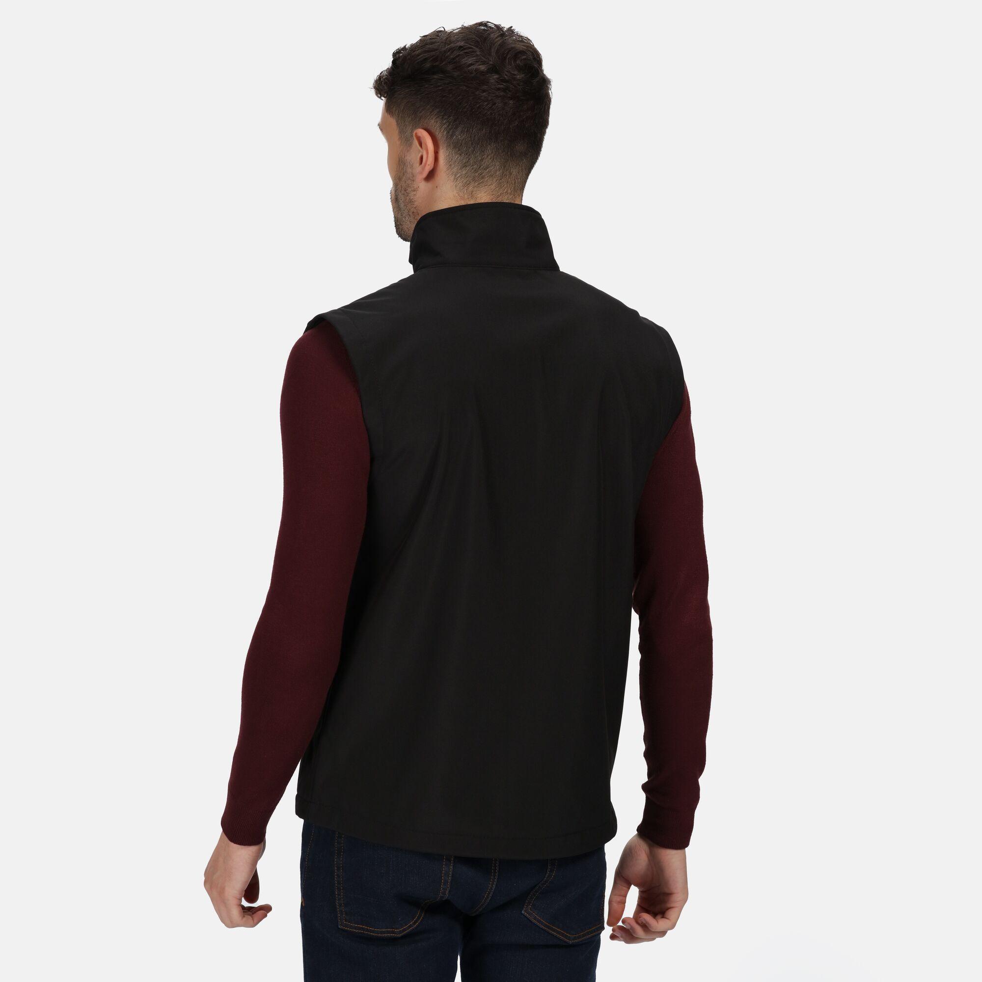Homem Octógono 3 Camadas Aquecedor de corpos Softshell imprimível (Preto) 2/5
