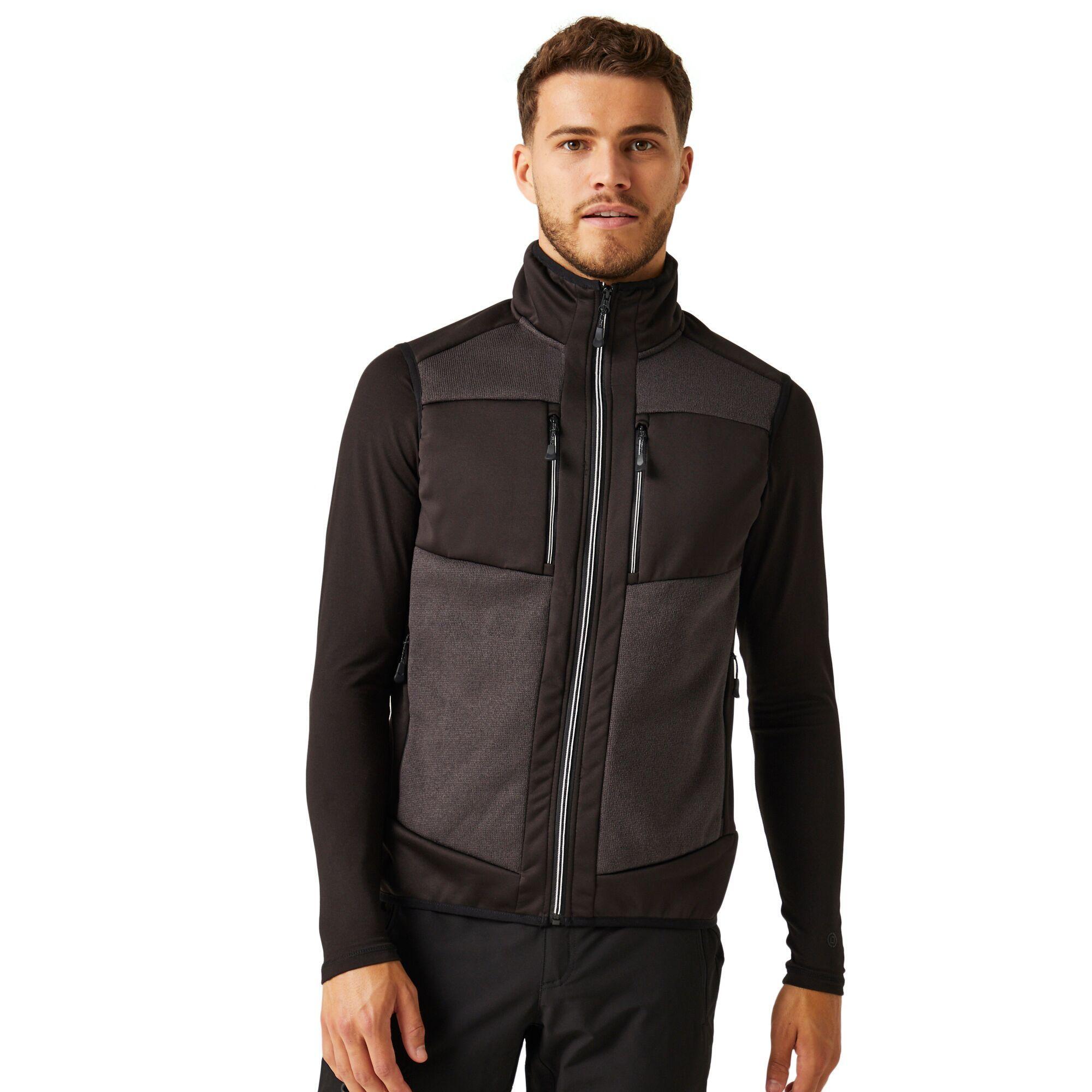 Aquecedor de corpo EVolve Stretch para homem (Cinza / Preto) 3/4