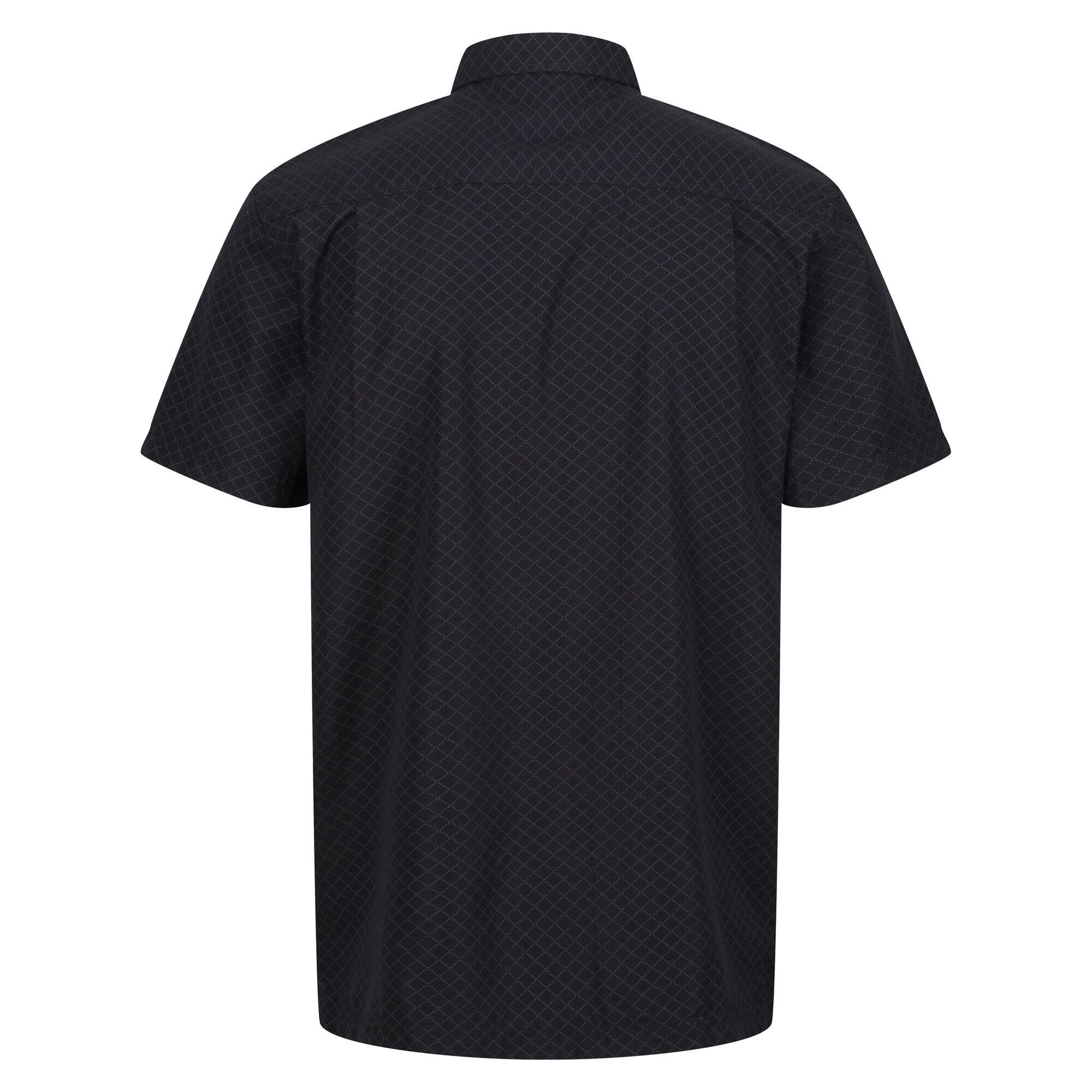Mens Mindano VIII CrissCross Shirt (Black/Ash) 2/5