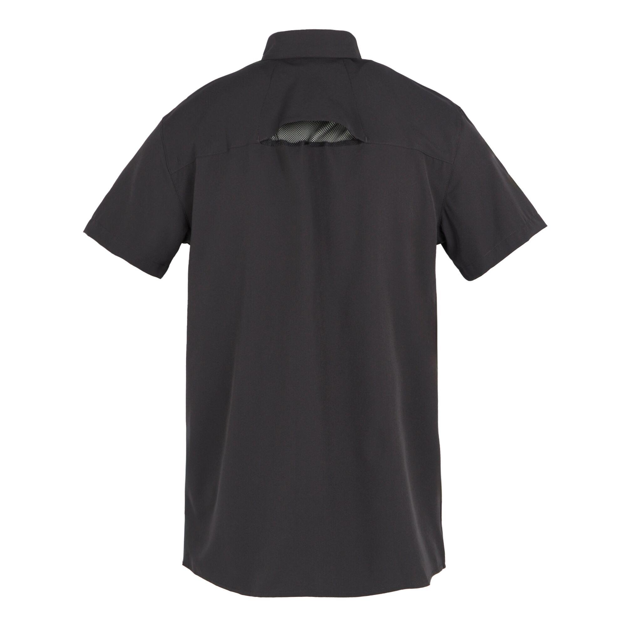 Camicia Da Viaggio Ripiegabile Maniche Corte Uomo Regatta Cenere 2/4