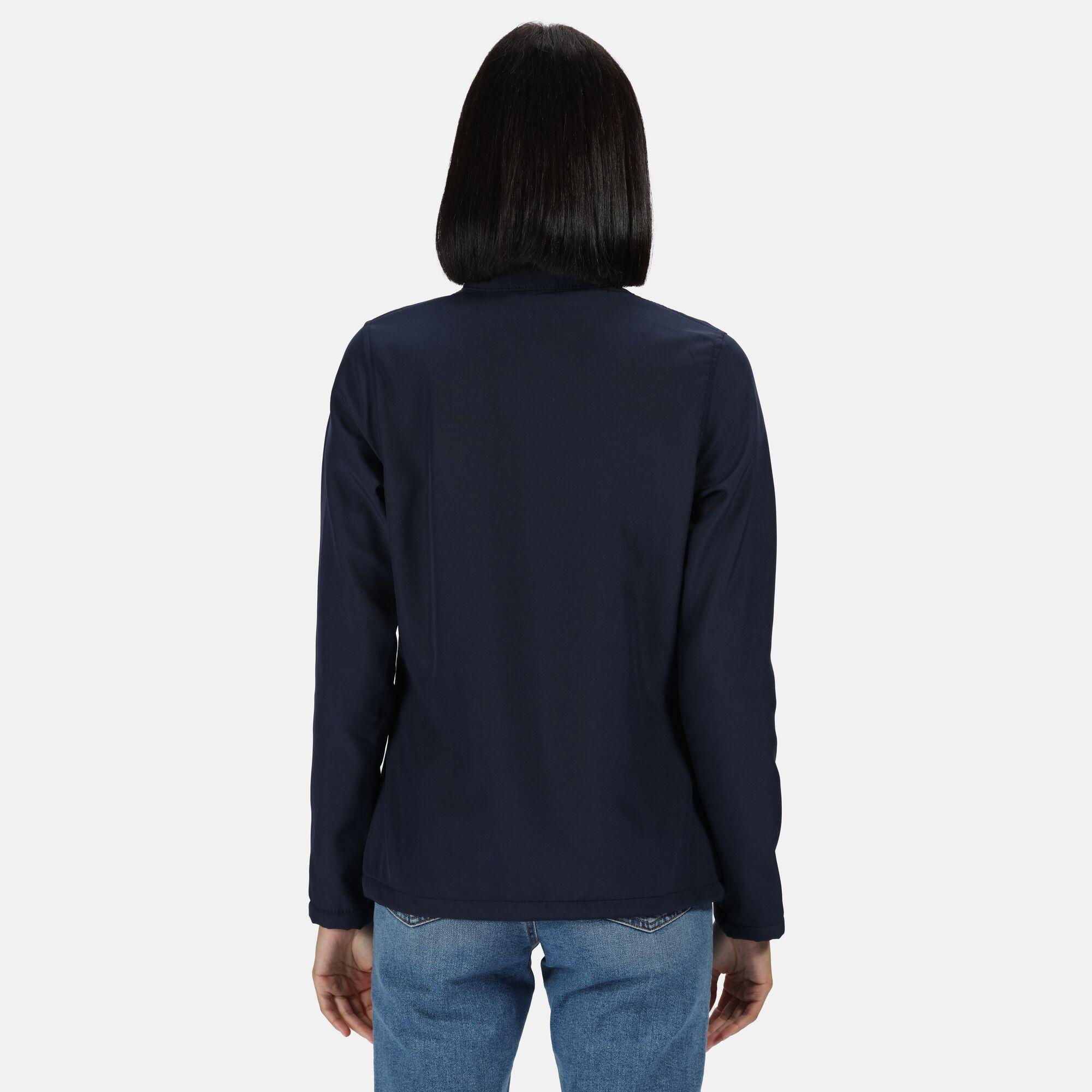 Dames Ablaze bedrukbare Soft Shell jas (Marineblauw/Frans Blauw) 3/4