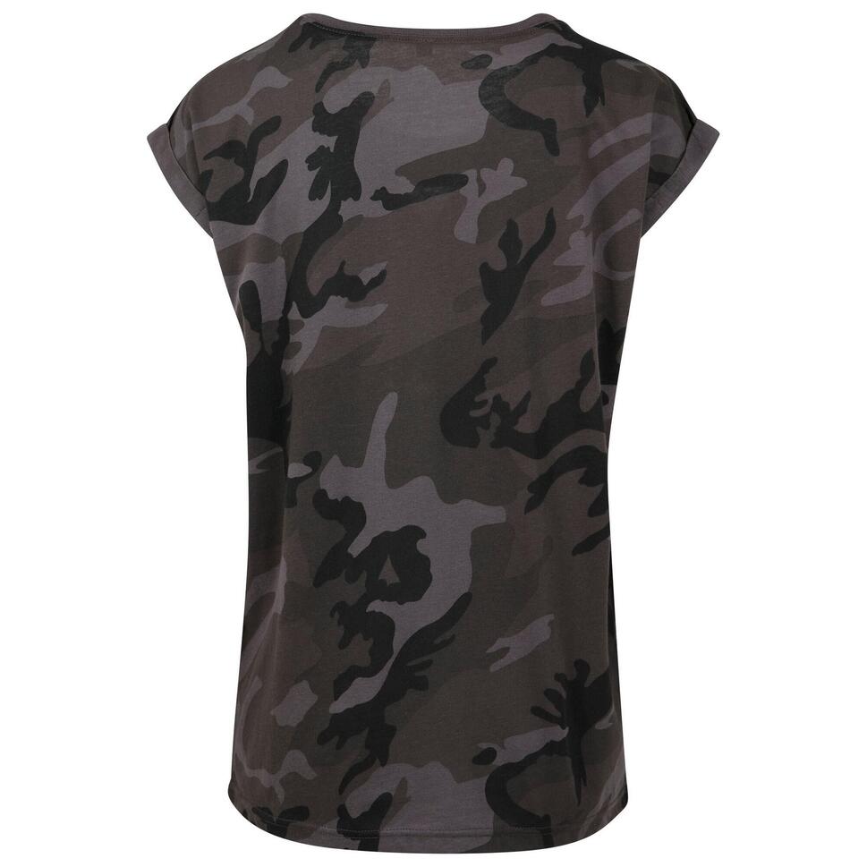 Damska Koszulka Z Przedłużonym Ramiączkiem Camo